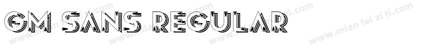 GM Sans Regular字体转换
